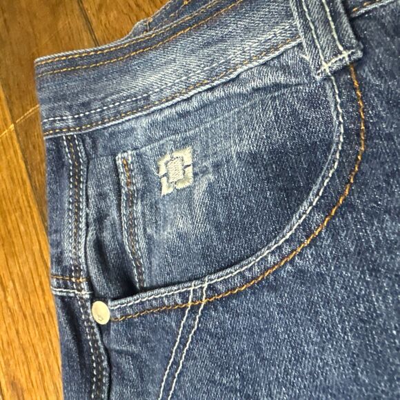 Vintage Notorious Big Jeans Mens 40 Embroidered Hip-Hop Baggy 90s Streetwear - Picture 5 of 8